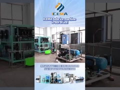 Υψηλής ποιότητας μηχανή πάγου σωλήνων σε λειτουργία