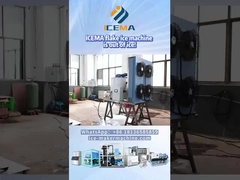 Μηχανή πάγου σε πλάκες σε λειτουργία