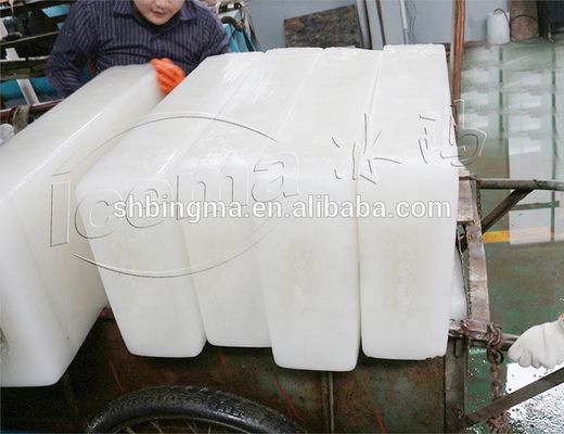 Φρέσκο ​​νερό 10T Industrial Block Ice Maker Machine 10000kg 10T/24h