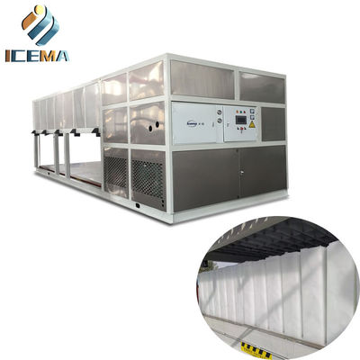 Καλή τιμή Βιομηχανική 15T Direct Cooling Block Ice Machine 118KW σε απευθείας σύνδεση