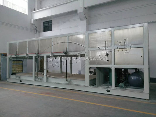Βιομηχανική 15T Direct Cooling Block Ice Machine 118KW