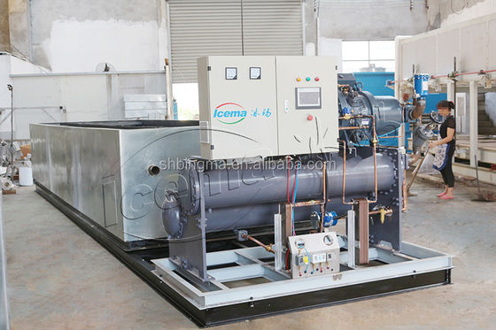 CE 15 Ton Industrial Block Ice Maker Machine 70,5KW 380V