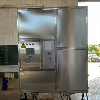 Καλή τιμή 3T/24h βιομηχανική παγοποιητική μηχανή αυτόματος μεγάλος κύβος πάγου για τη καφετερία/το ποτό/τη βιομηχανία/το παγοποιείο σε απευθείας σύνδεση
