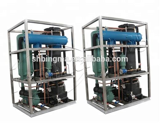 Υψηλής ποιότητας μηχανή πάγου σωλήνων 5T 5000kg μηχανή πάγου σωλήνων σε βιομηχανικό τομέα