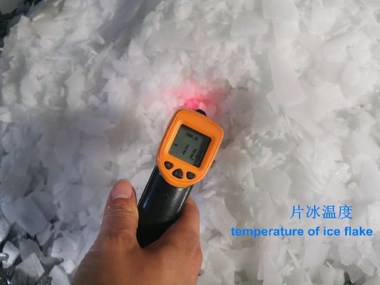 Μηχανή πάγου νιφάδων γλυκού νερού 2T 380V/220V με αποθήκευση πάγου