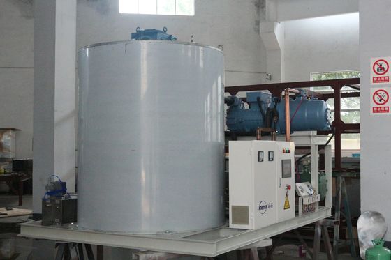 Βιομηχανική μηχανή παγομηχανής νιφάδων γλυκού νερού 5 τόνων άμεσης ψύξης