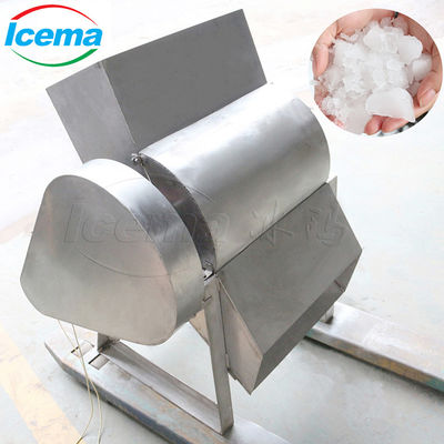Εγχειρίδιο μηχανής 100kg/Min βιομηχανικός θραυστήρας πάγου Ηλεκτρικός