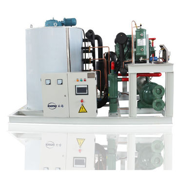 10 Tons Seawater Flake Ice Machine Εμπορική 32kw ​​380V