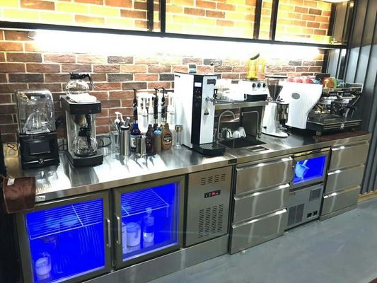 Ψυγείο πάγκου εργασίας 340L για φρέσκα τρόφιμα R134A R22