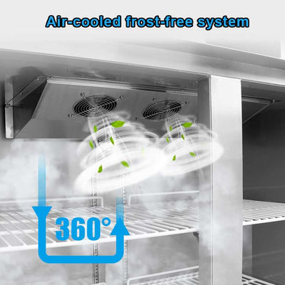 797L Όρθιο Ψυγείο Καταψύκτης Εμπορικό Frost Free Smart Χαμηλής Θερμοκρασίας για Εστιατόριο