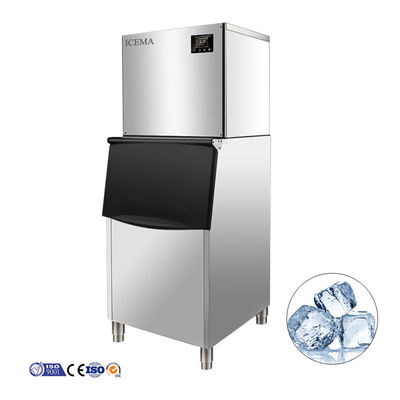 Επισιτιστικό κατάστημα ICEMA αυτόματο 300KG 400kg 500kg Ice Cube Maker Machine