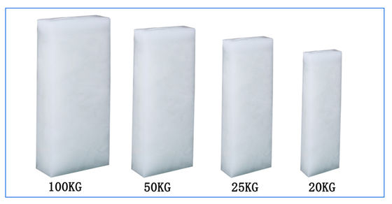 500 kg/ημέρα - 50 τόνους/ημέρα Αυτοματοποιημένη μηχανή πάγου με μπλοκ άλμης με ψύξη με αέρα