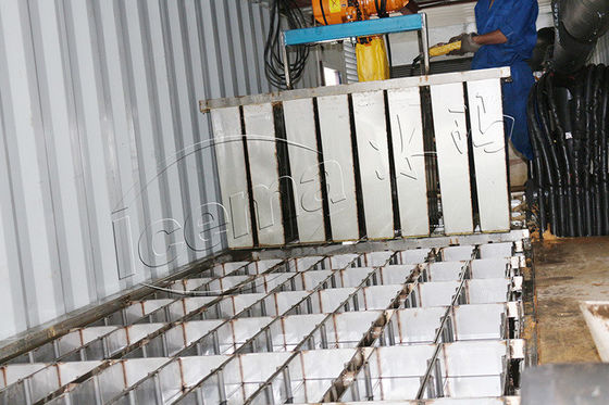 2000 KG TECUMSEH Συμπιεστήρας 15 τόνων Συσκευή πάγου με κινητή εγκατάσταση