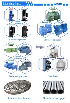 Μαρτίου Expo 5T 8T 10T Tube Ice Maker Machine με αυτόματη λειτουργία και εξοικονόμηση ενέργειας