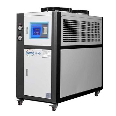 Καλή τιμή Εύκολο στη λειτουργία 10HP αυτόματο ψυγείο νερού με ψύξη αέρα για βιομηχανικές εφαρμογές σε απευθείας σύνδεση