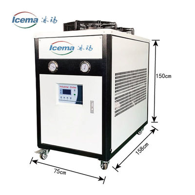 Εύκολο στη λειτουργία 10HP αυτόματο ψυγείο νερού με ψύξη αέρα για βιομηχανικές εφαρμογές
