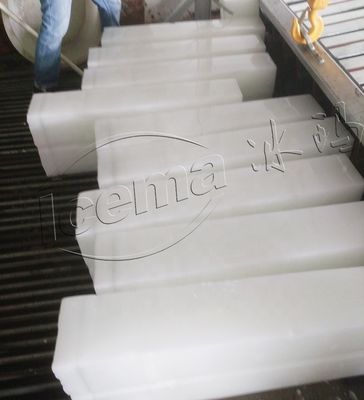 2000 KG Αεροψυγμένο δοχείο μπλοκ παγομηχανή για υψηλή παραγωγικότητα και ανταγωνιστική