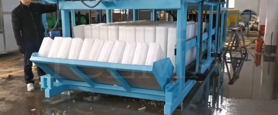Μηχανή πάγου ICEMA 1T-20T/24H για μεγάλη βιομηχανική παραγωγή πάγου με άμεση ψύξη