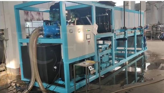 Μηχανή πάγου ICEMA 1T-20T/24H για μεγάλη βιομηχανική παραγωγή πάγου με άμεση ψύξη