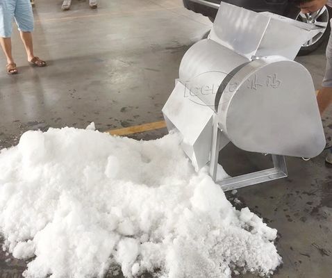 Φρέσκο διατήρηση Bitzer συμπιεστή ICEMA Μίνι μηχανή κατασκευής πάγου για την παραγωγή φορητού πάγου