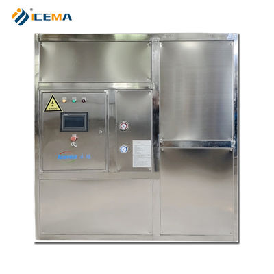 Βιομηχανικός κατασκευαστής παγωτού με 19X21X6 πλέγματα πάγου και ταχύτητα κατασκευής πάγου 12-17 λεπτών