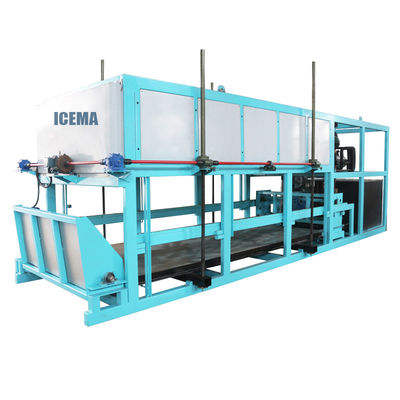 85 kW Ενίσχυση ψύξης 12000 KG Βιομηχανική μηχανή κατασκευής πάγου για ανάγκες πελατών