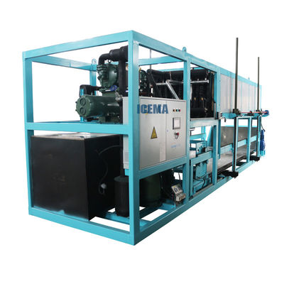 85 kW Ενίσχυση ψύξης 12000 KG Βιομηχανική μηχανή κατασκευής πάγου για ανάγκες πελατών