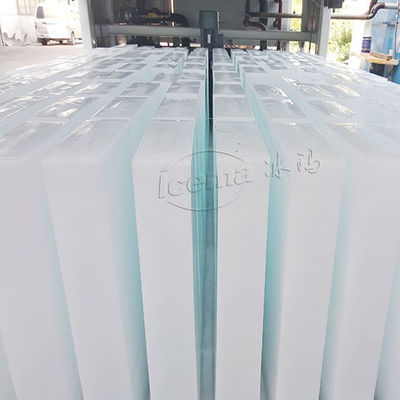 85 kW Ενίσχυση ψύξης 12000 KG Βιομηχανική μηχανή κατασκευής πάγου για ανάγκες πελατών