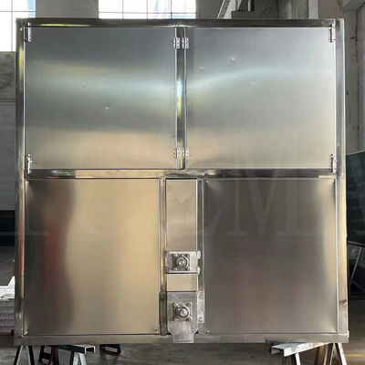 2T Ice Cube Machine Βιομηχανική 1860W Ice Maker Κρυστάλλινη για αποθήκευση πάγου 2TON