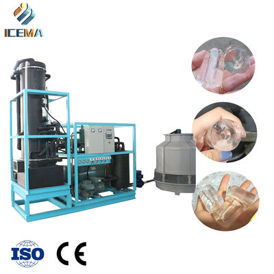 Αγορά ICEMA 25T/24H Industrial Tube Ice Machine with 21mm/24mm/28mm/34mm Tube Ice and -8 ℃ Temperature for High Efficiency Cooling online manufacture