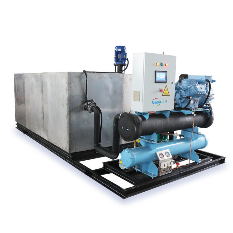 19.75KW Πολυλειτουργικό εργοστάσιο πάγου 2T 5T 10T 20T για παραγωγή 5000 kg πάγου