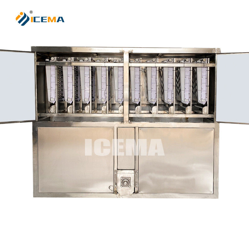 Βιομηχανικός κατασκευαστής παγωτού με 19X21X6 πλέγματα πάγου και ταχύτητα κατασκευής πάγου 12-17 λεπτών