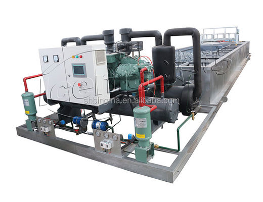 Καλή τιμή CE 15 Ton Industrial Block Ice Maker Machine 70,5KW 380V σε απευθείας σύνδεση