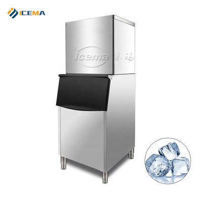 Καλή τιμή 200KG 300kg 400kg 500kg ICEMA Μηχανή κατασκευής παγωτού 760*830*1780mm Μέγεθος πάγου 22x22x22mm σε απευθείας σύνδεση