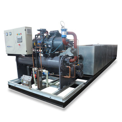 Καλή τιμή Έμερσον 62.7KW 2024 Προσαρμογή 15 τόνων Μηχανή κατασκευής πάγου για βιομηχανικό πάγο σε απευθείας σύνδεση