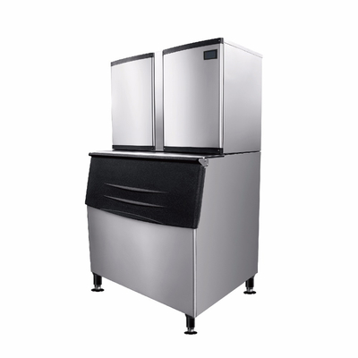 Εμπορικός μηχανισμός κατασκευής πάγου 60kg-1200kg 24ωρη παραγωγή Βιομηχανική ποιότητα