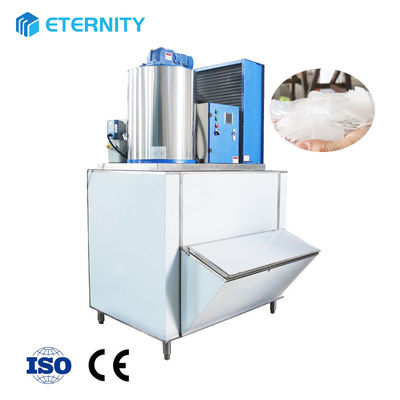 Εμπορικές του γλυκού νερού νιφάδων εγκαταστάσεις πάγου νιφάδων κατασκευαστών πάγου νιφάδων ψυκτικών μηχανών μικρές για τη χρήση ξενοδοχείων